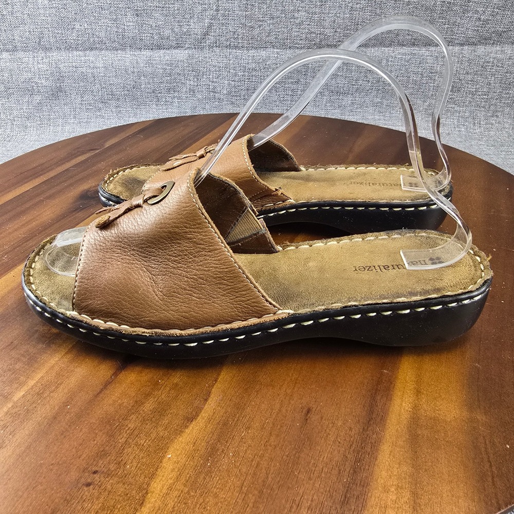 Naturalizer Women's Leather‎ Slide Sandals Callman Size 8.5 M Comfort Casual - Picture 10 of 13